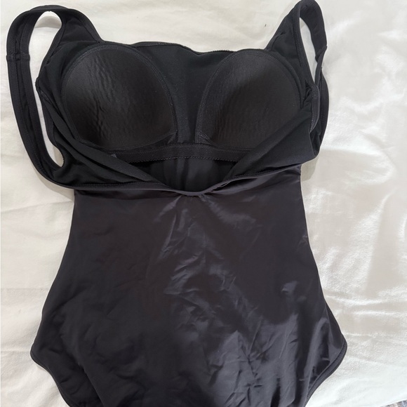 Black Ruched Swimsuit - Picture 2 of 5